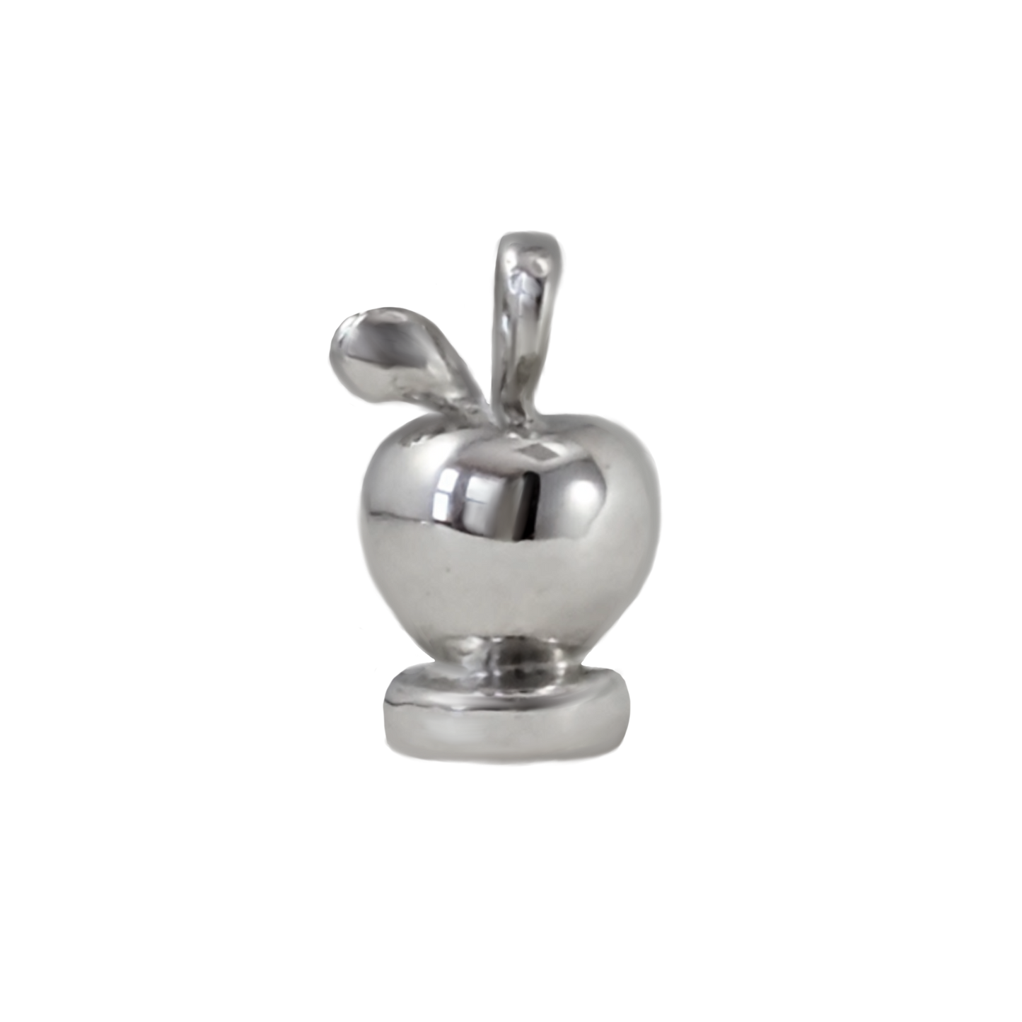 Pendant Only - Juicy Apple Silver Wax Stamp