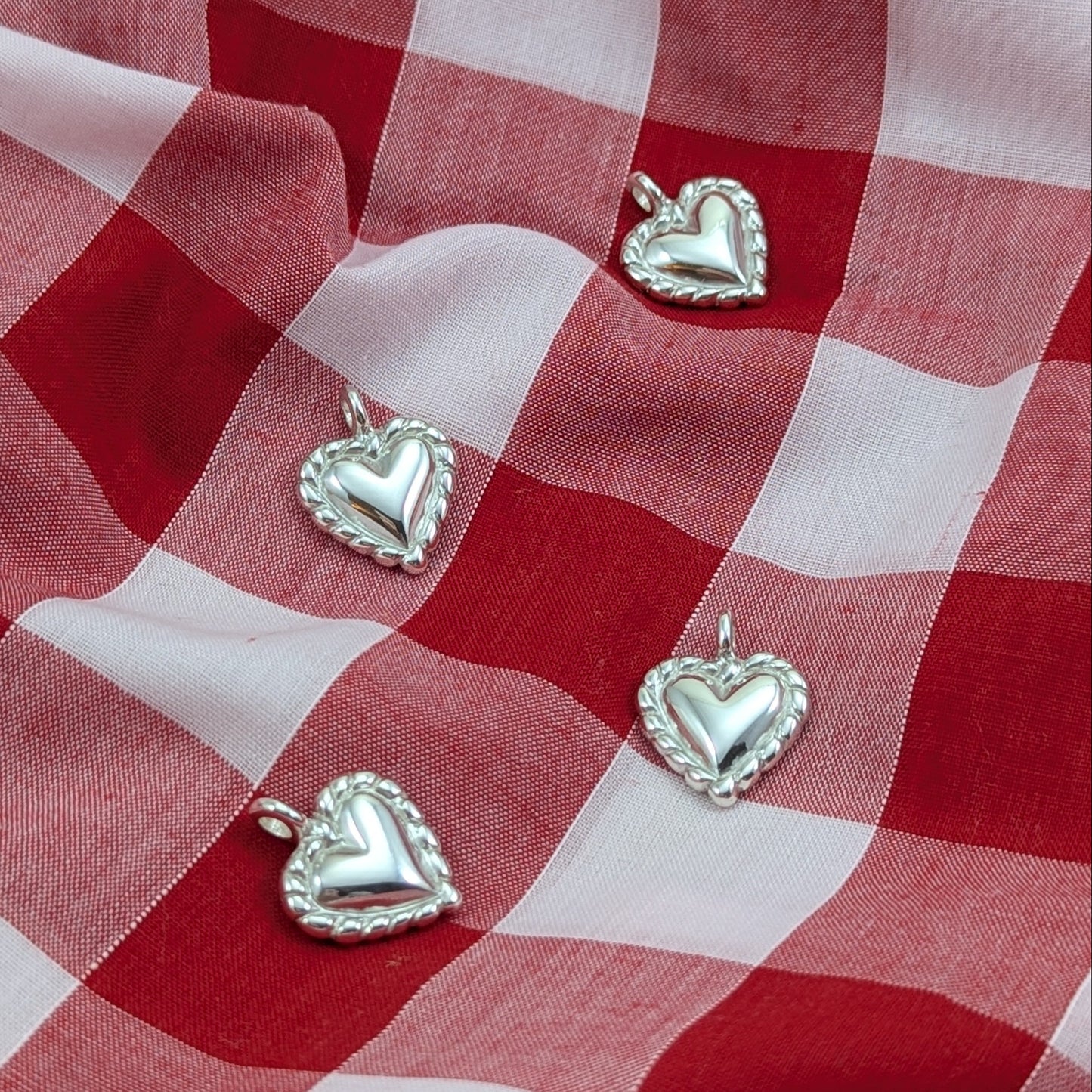 Cornish Pasty Heart Pendant