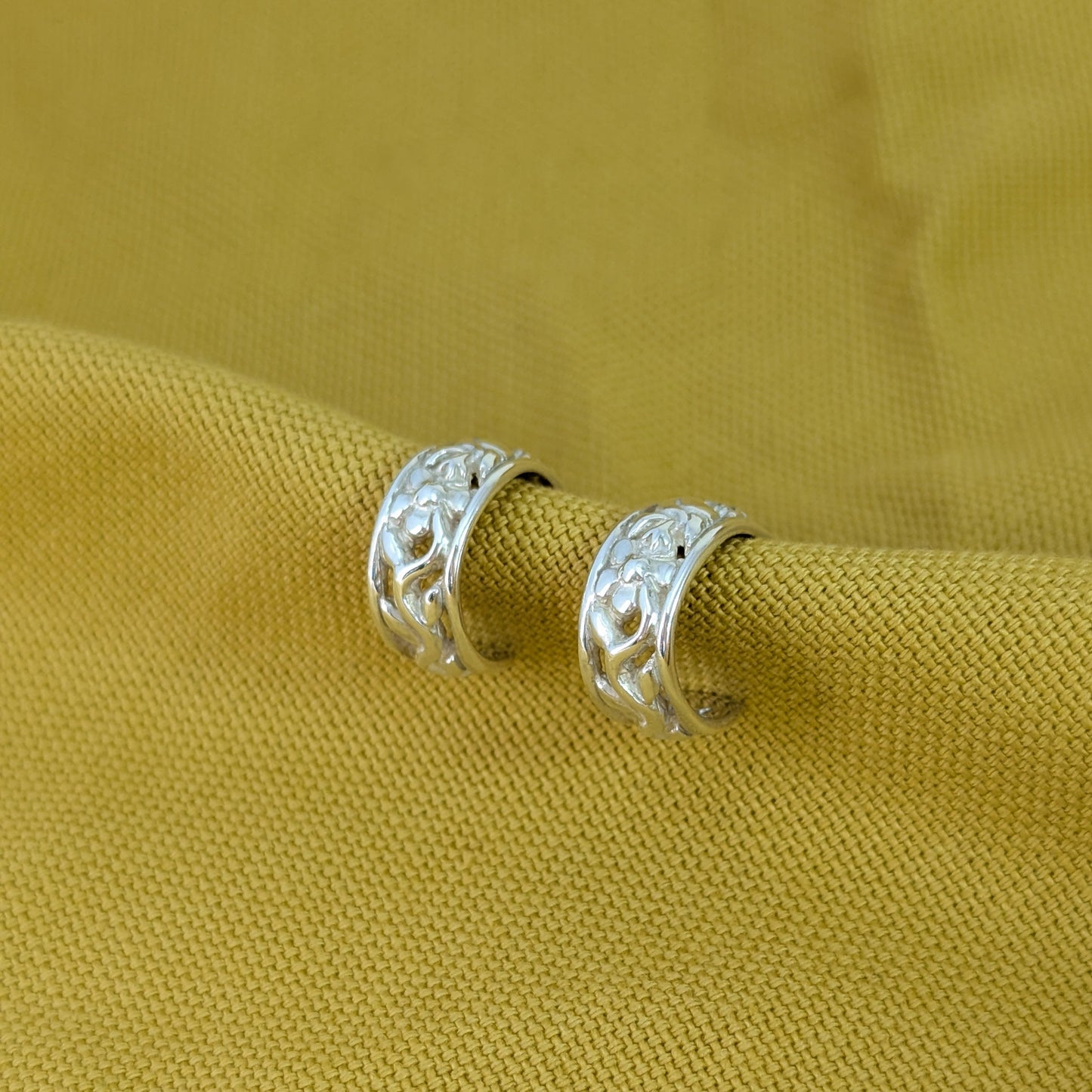 Little Bird Hoop Stud Earrings