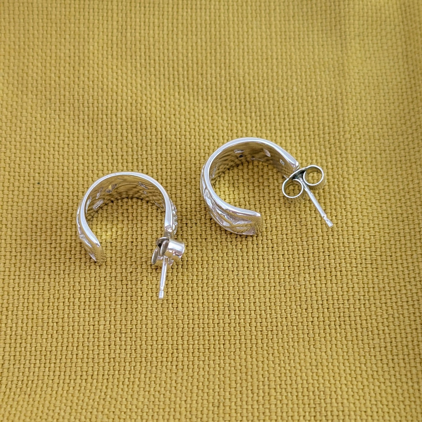 Little Bird Hoop Stud Earrings