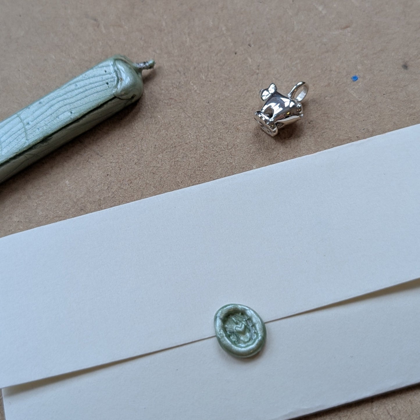 Pendant Only - Love Pig Wax Stamp