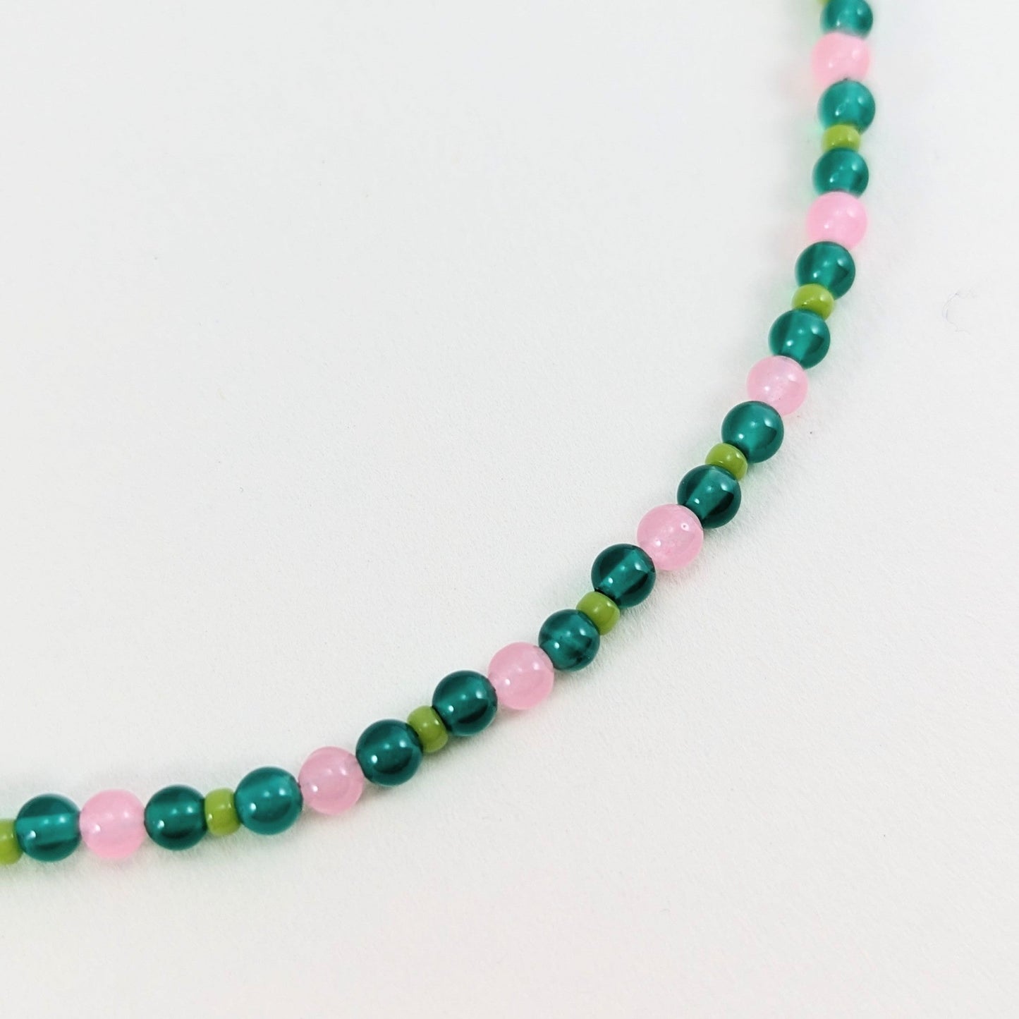 Slim beaded necklaces