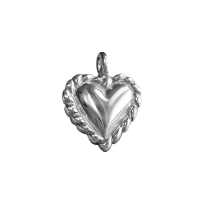 Cornish Pasty Heart Pendant