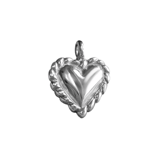 Cornish Pasty Heart Pendant