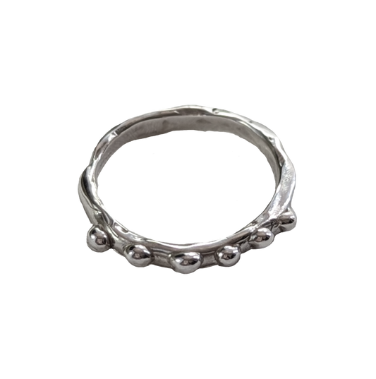 Textured Bobble ring size M
