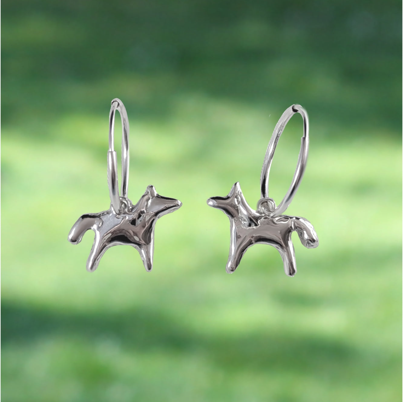 Horse Hoop Earrings - Ready To Ship
