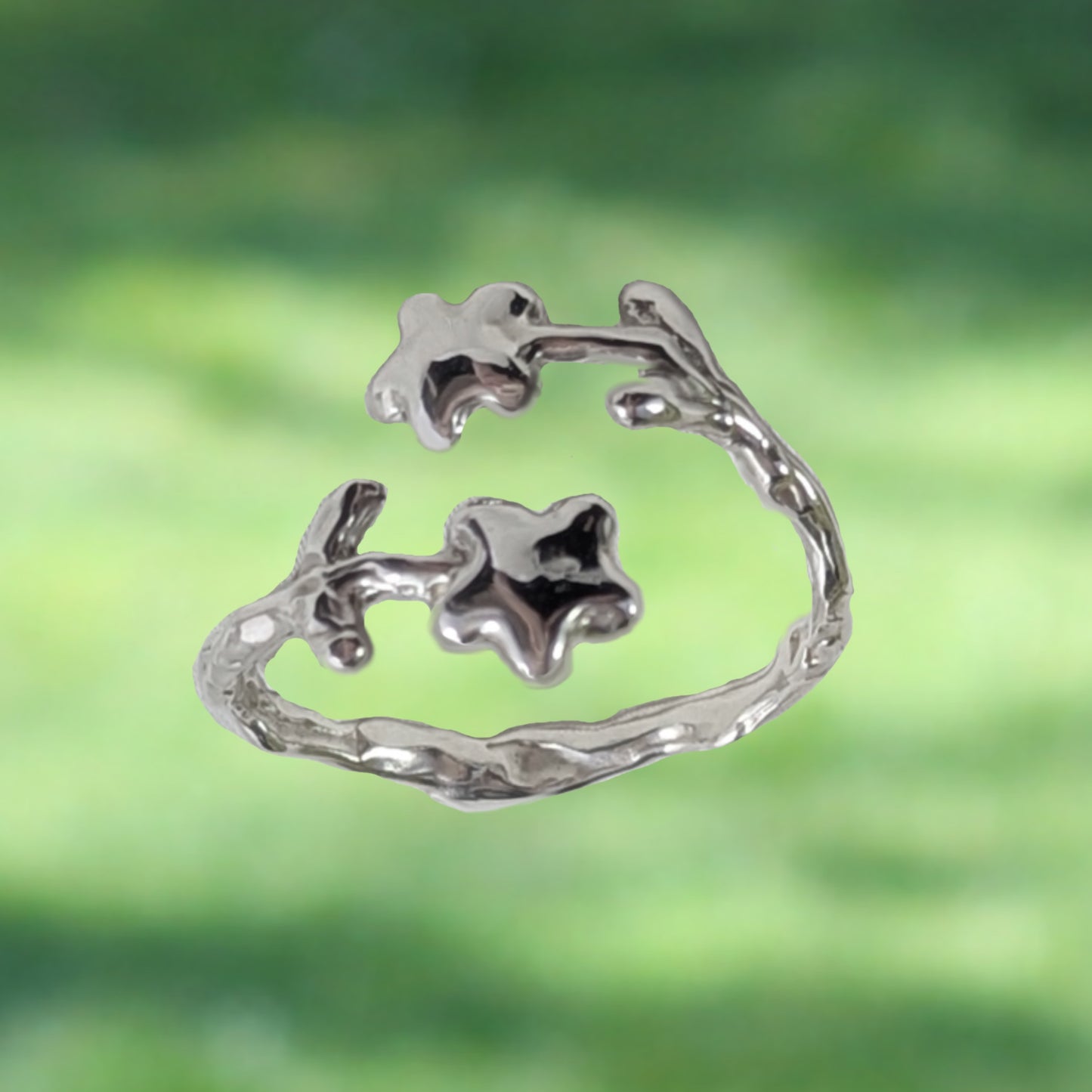 Double Flower Ring