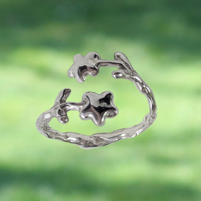 Double Flower Ring