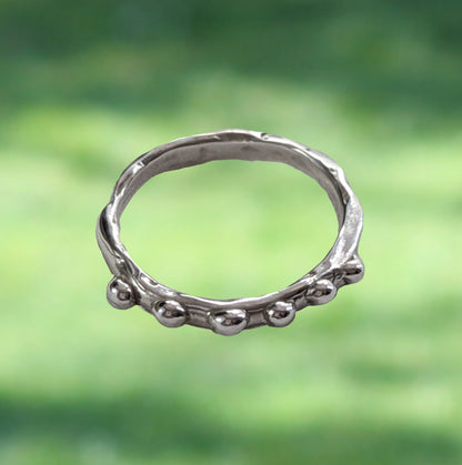 Textured Bobble ring size M