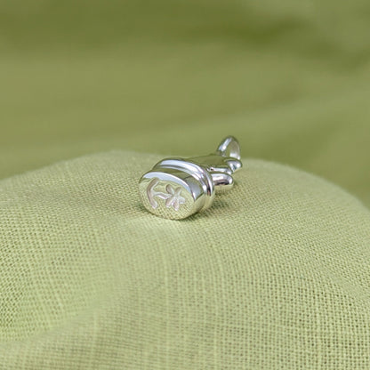 Pendant Only - Flower Pot Wax Stamp