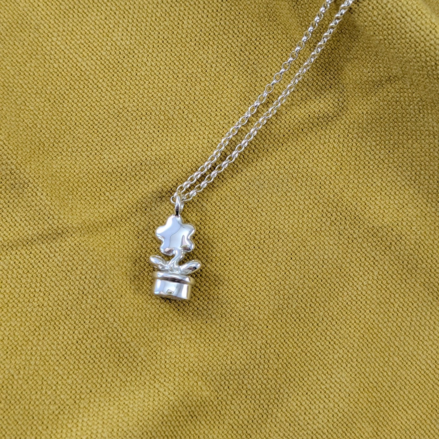Flower Pot Wax Stamp - Necklace Set