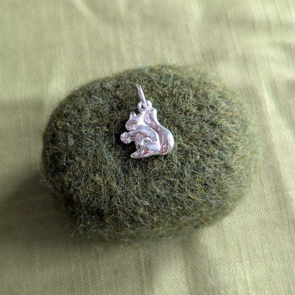 Squirrel Pendant - Ready To Ship