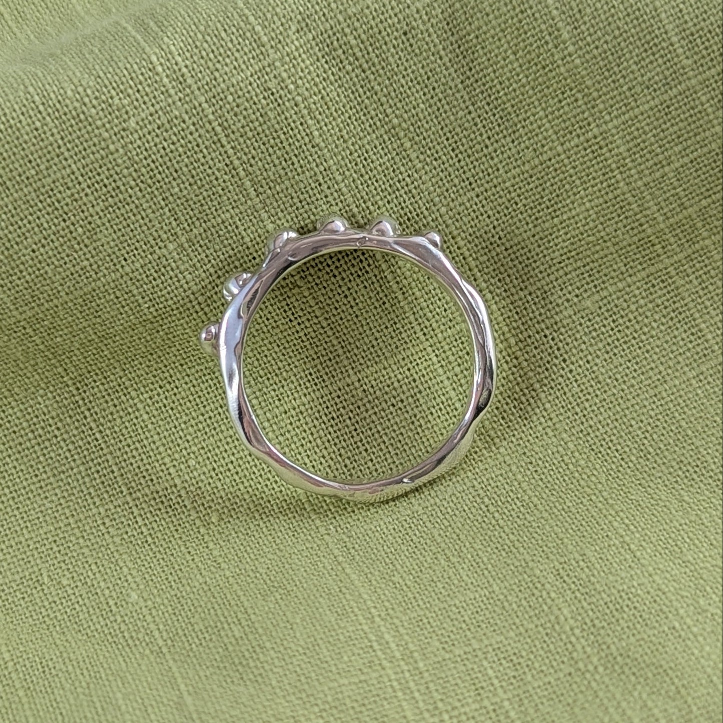 Textured Bobble ring size M