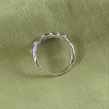 Textured Bobble ring size M