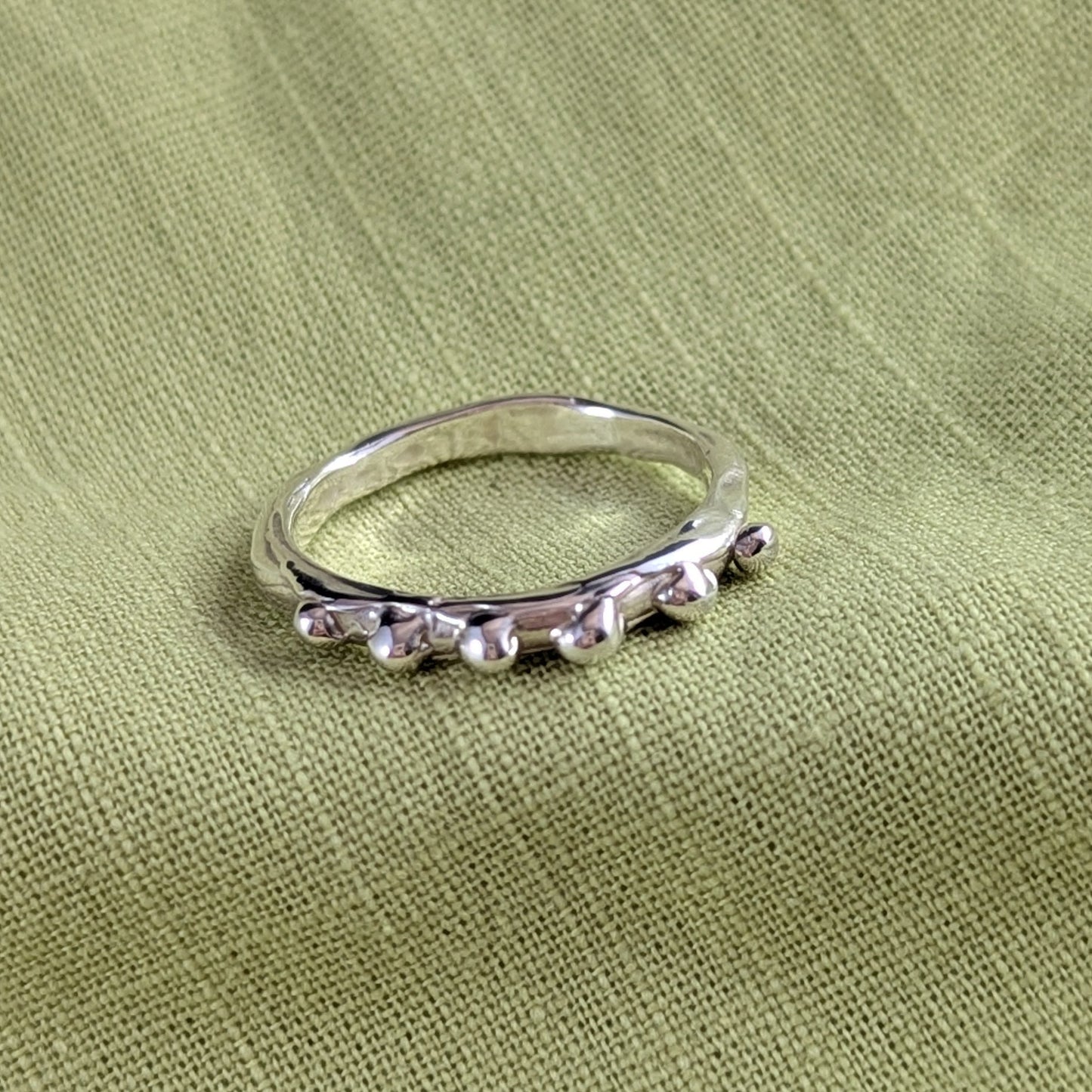 Textured Bobble ring size M