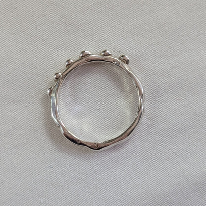 Textured Bobble ring size M