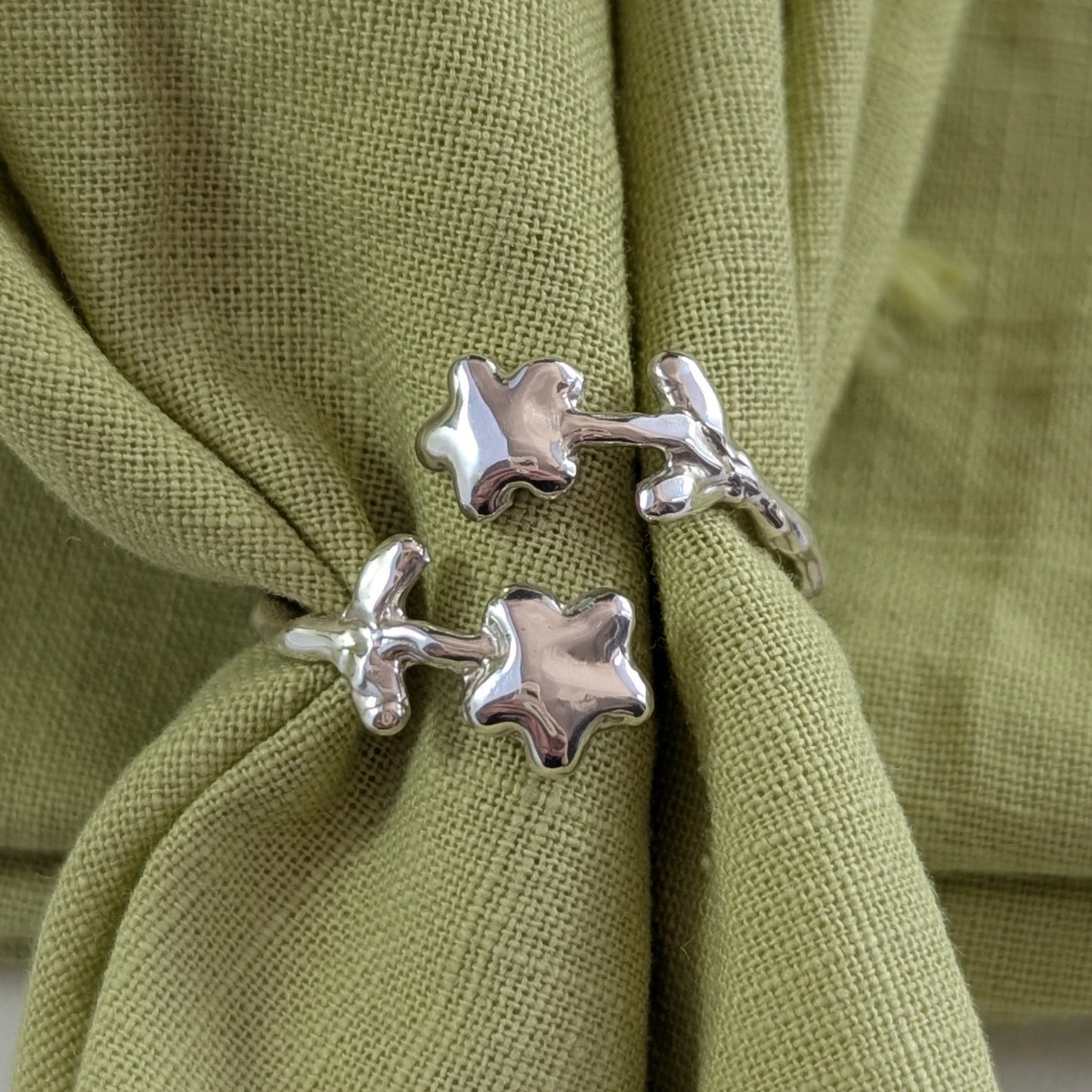 Double Flower Ring