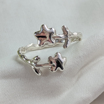 Double Flower Ring