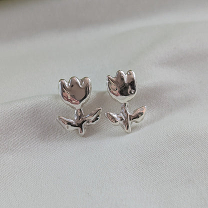 Tulip Stud Earrings - Ready To Ship