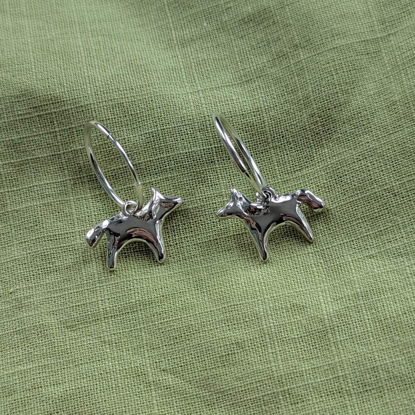 Horse Hoop Earrings - Ready To Ship