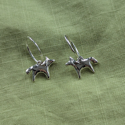 Horse Hoop Earrings - Ready To Ship