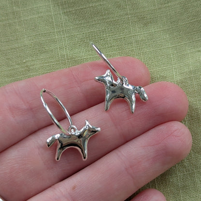 Horse Hoop Earrings - Ready To Ship