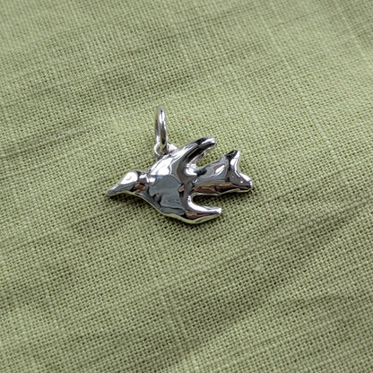 Flying Bird Pendant - Ready To Ship