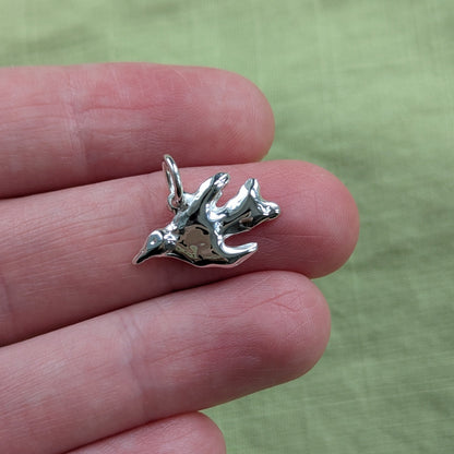 Flying Bird Pendant - Ready To Ship