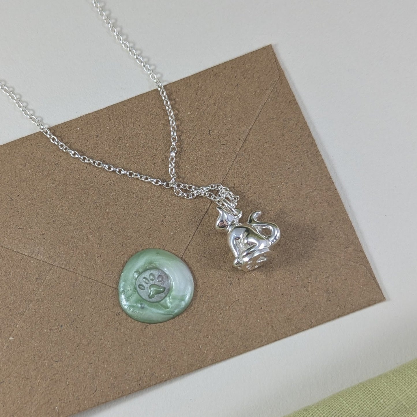 Cat Wax Stamp - Necklace Set