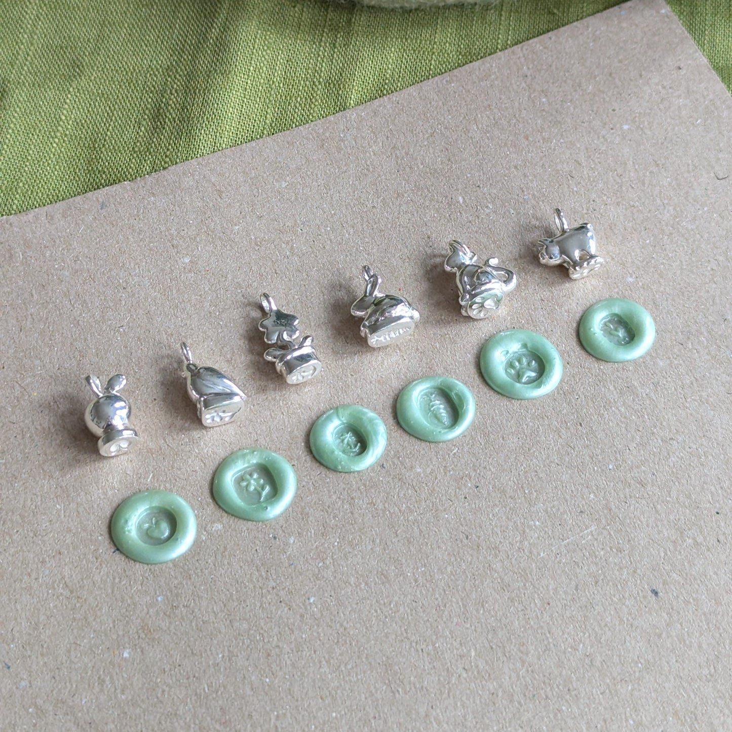 Cat Wax Stamp - Necklace Set
