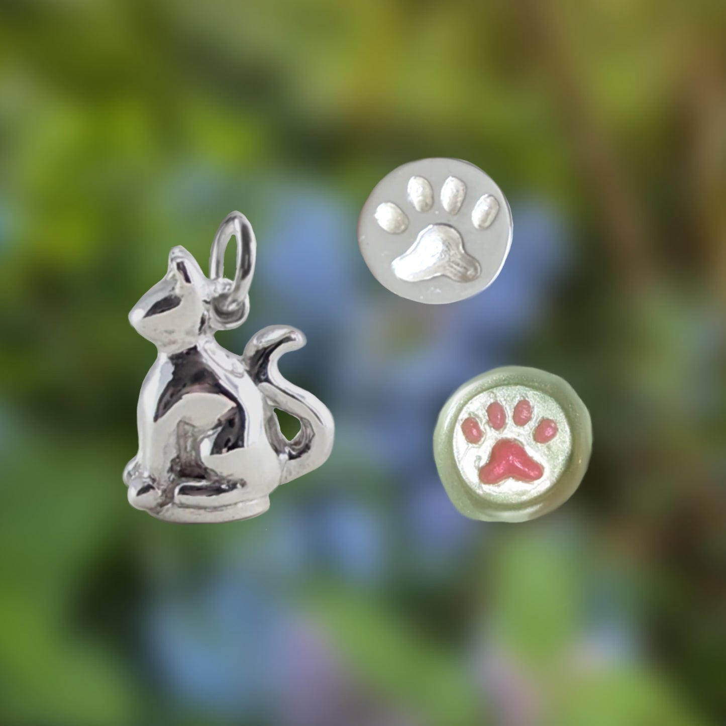 Cat Wax Stamp - Necklace Set