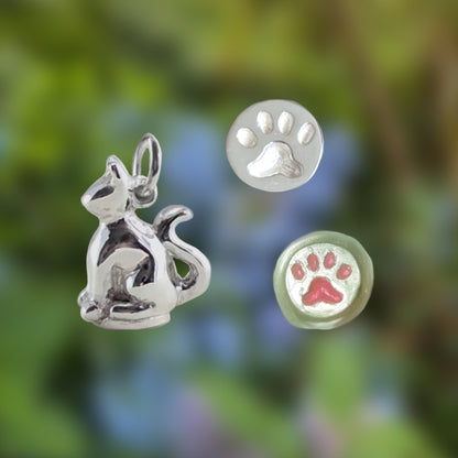 Cat Wax Stamp - Necklace Set