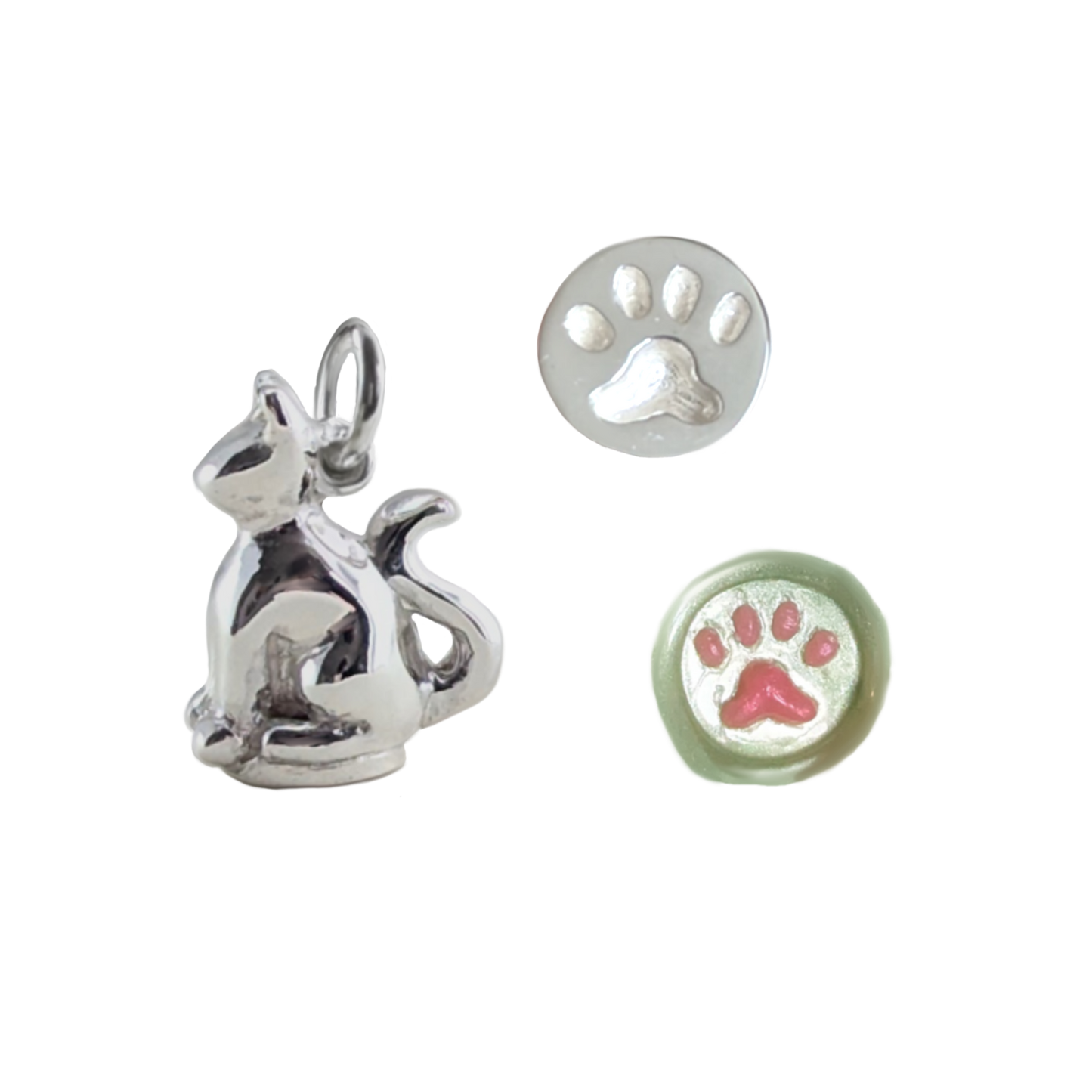 Cat Wax Stamp - Necklace Set
