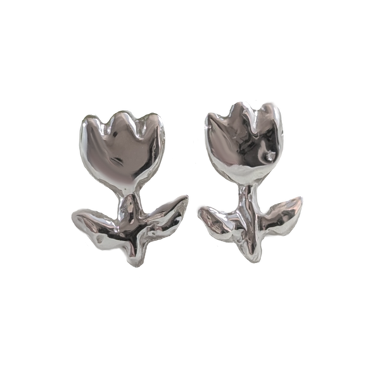 Tulip Stud Earrings - Ready To Ship