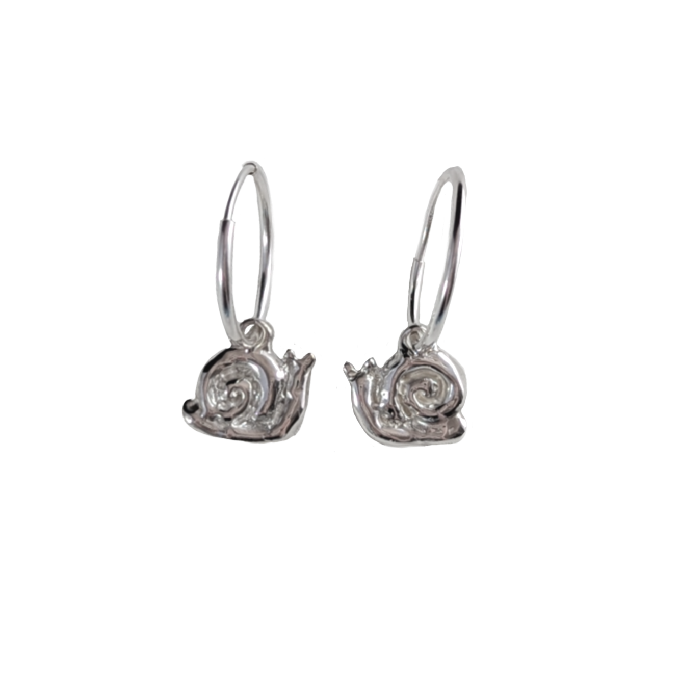 Snail Hoop Earrings - Ready To Ship