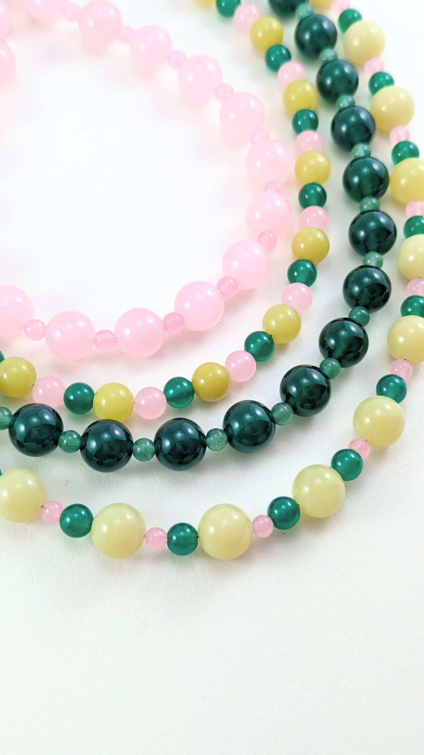 Chunky beaded necklaces