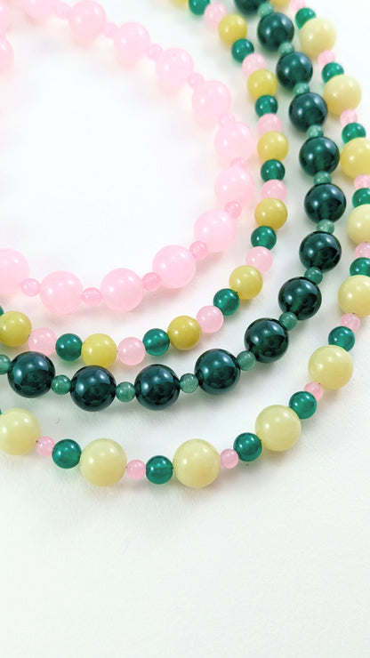 Chunky beaded necklaces