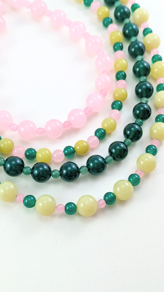 Chunky beaded necklaces