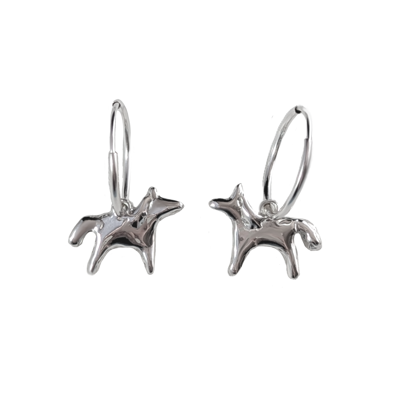 Horse Hoop Earrings - Ready To Ship