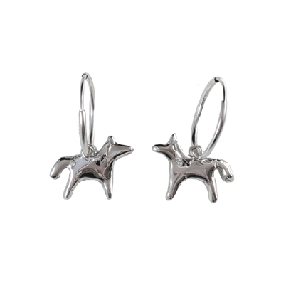 Horse Hoop Earrings - Ready To Ship
