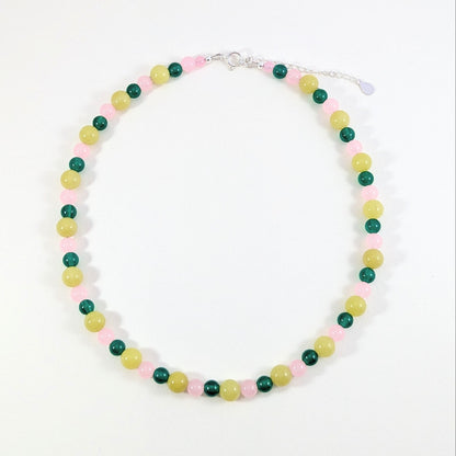 Chunky beaded necklaces
